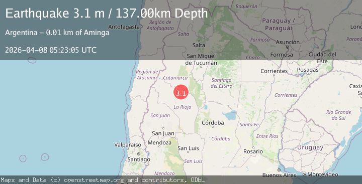 Map of LA RIOJA, ARGENTINA