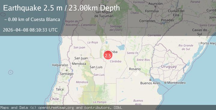 Map of CORDOBA, ARGENTINA