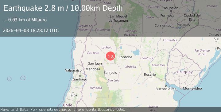 Map of LA RIOJA, ARGENTINA