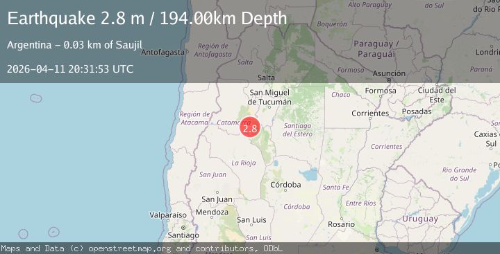 Map of CATAMARCA, ARGENTINA