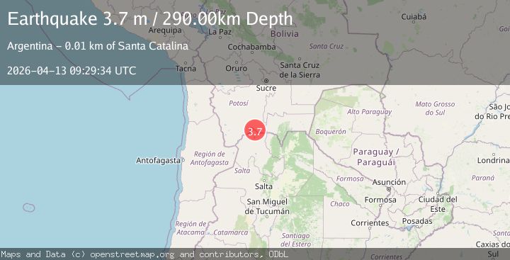 Map of JUJUY, ARGENTINA