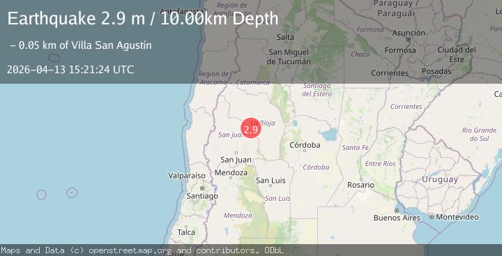 Map of LA RIOJA, ARGENTINA