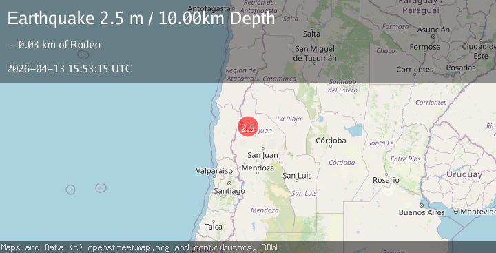 Map of SAN JUAN, ARGENTINA