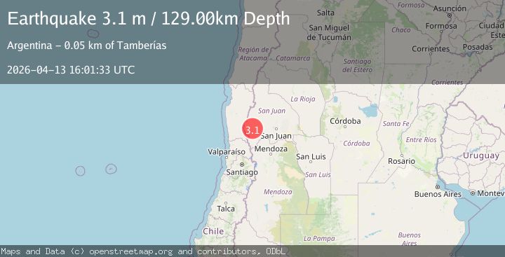 Map of SAN JUAN, ARGENTINA