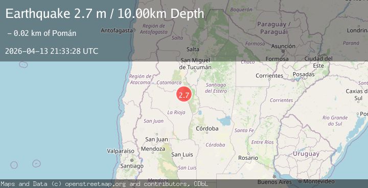 Map of CATAMARCA, ARGENTINA