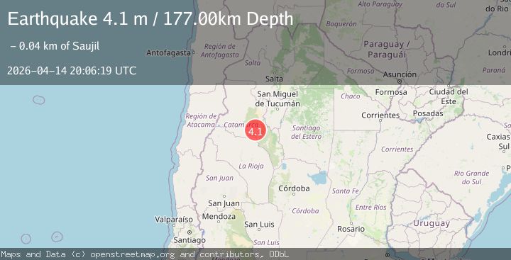 Map of CATAMARCA, ARGENTINA