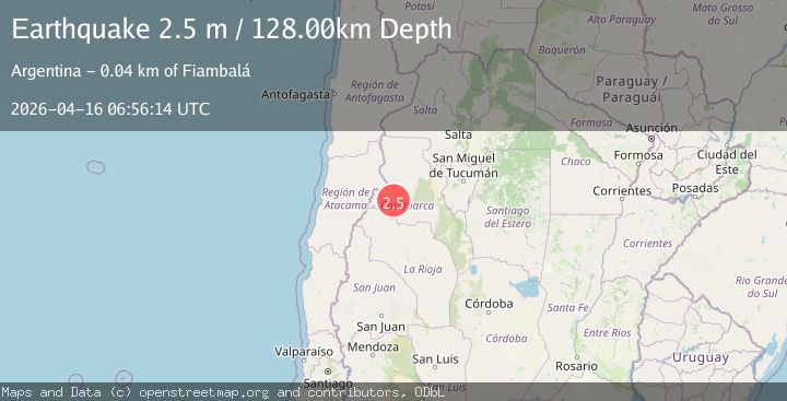 Map of CATAMARCA, ARGENTINA