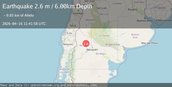 Map of NEUQUEN, ARGENTINA