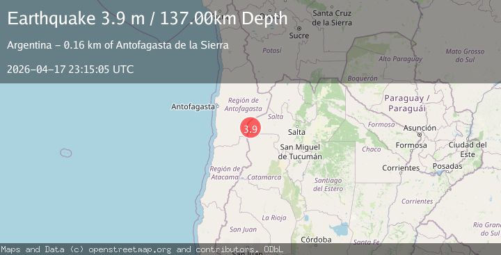 Map of SALTA, ARGENTINA