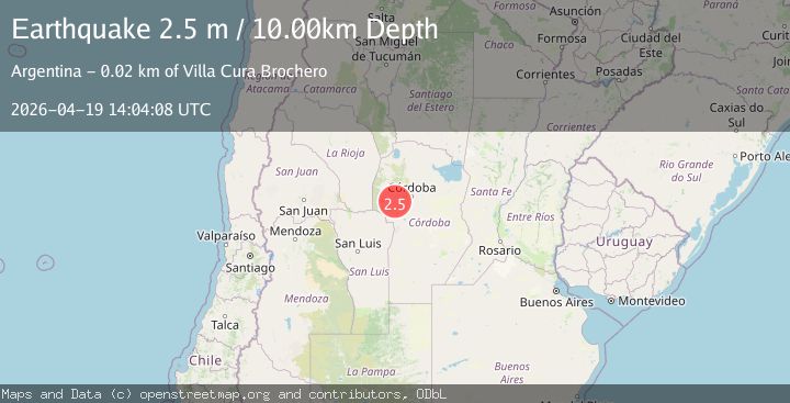 Map of CORDOBA, ARGENTINA