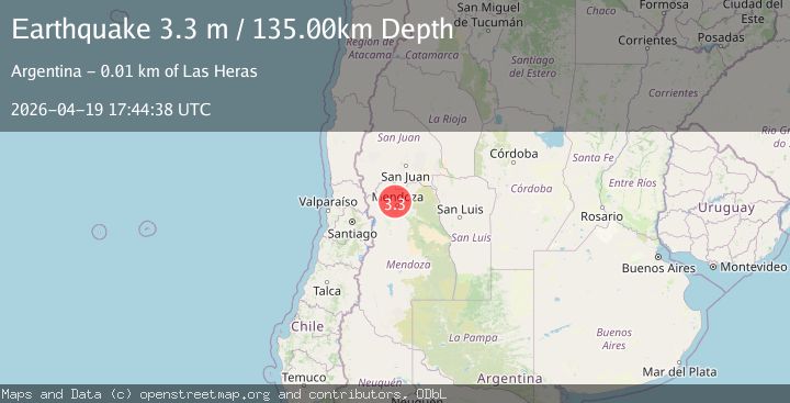 Map of MENDOZA, ARGENTINA