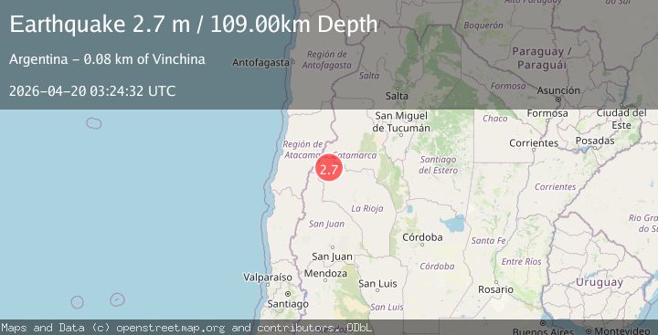 Map of LA RIOJA, ARGENTINA