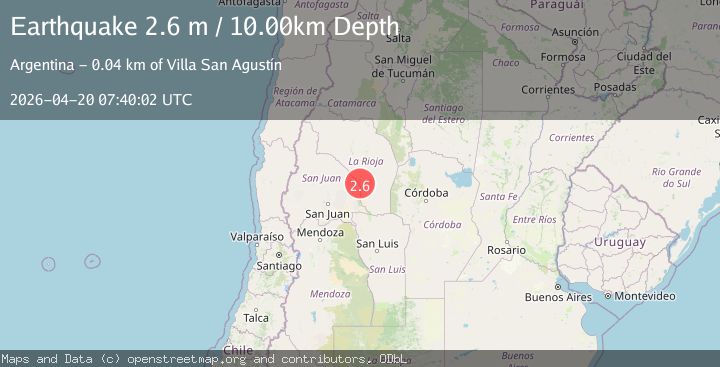 Map of LA RIOJA, ARGENTINA