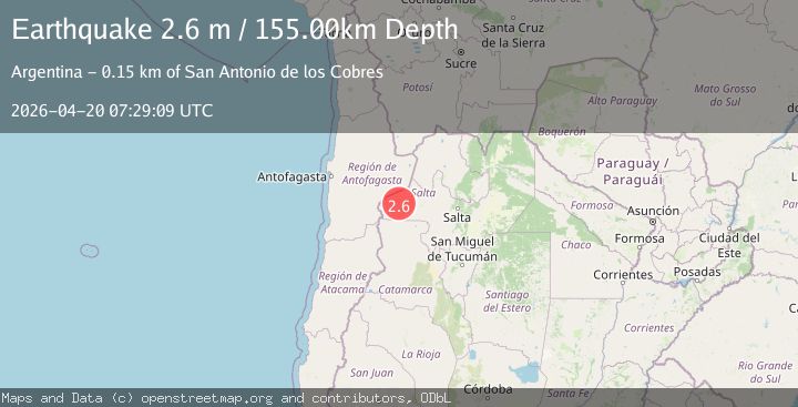 Map of SALTA, ARGENTINA