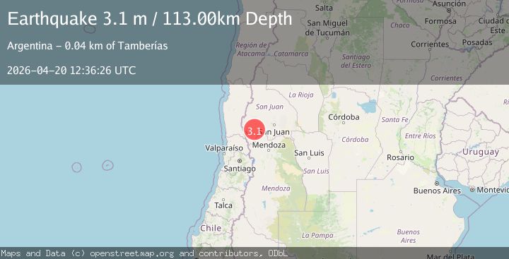Map of SAN JUAN, ARGENTINA