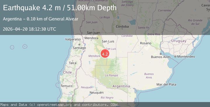 Map of MENDOZA, ARGENTINA