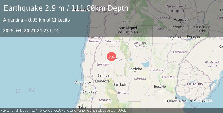 Map of LA RIOJA, ARGENTINA