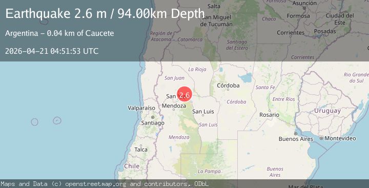 Map of SAN JUAN, ARGENTINA