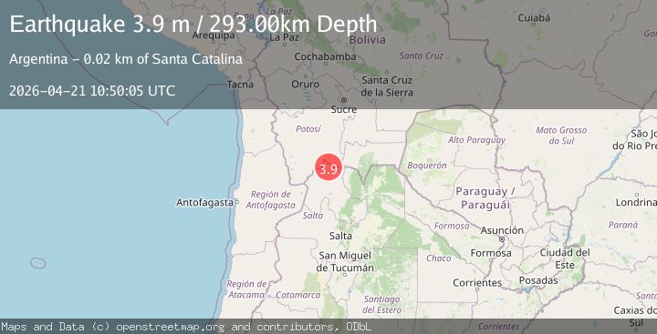 Map of JUJUY, ARGENTINA