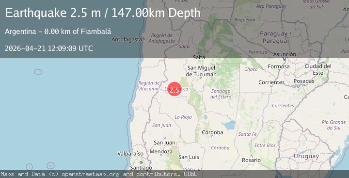 Map of CATAMARCA, ARGENTINA