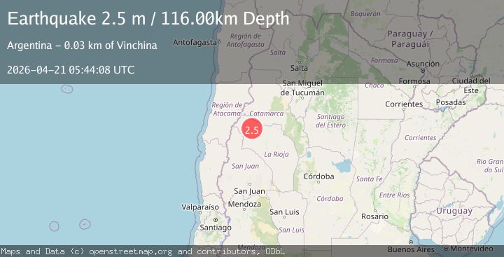Map of LA RIOJA, ARGENTINA