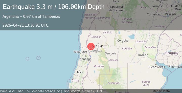 Map of SAN JUAN, ARGENTINA