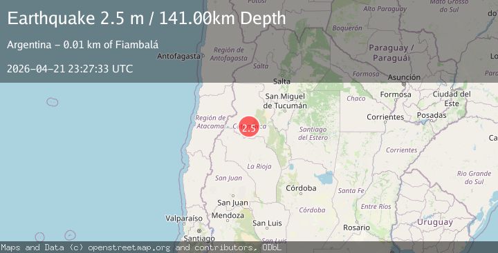 Map of CATAMARCA, ARGENTINA
