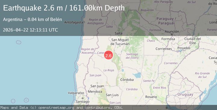Map of CATAMARCA, ARGENTINA