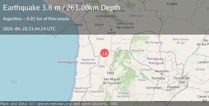Map of JUJUY, ARGENTINA