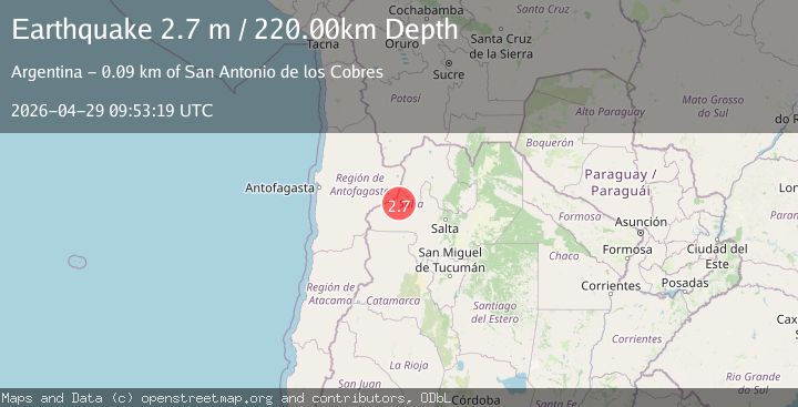 Map of SALTA, ARGENTINA