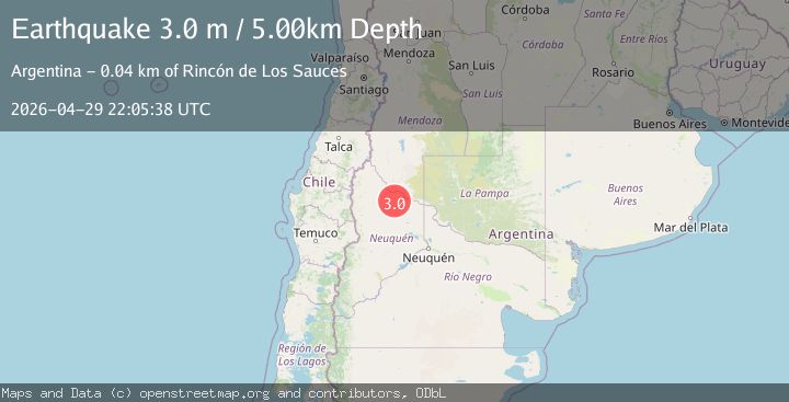 Map of NEUQUEN, ARGENTINA