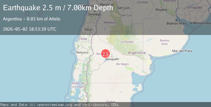 Map of NEUQUEN, ARGENTINA