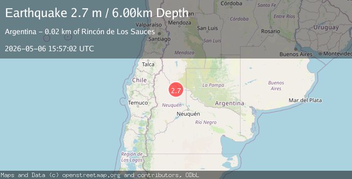 Map of NEUQUEN, ARGENTINA