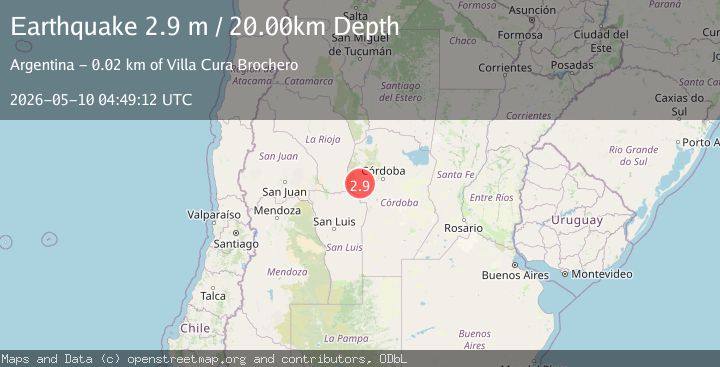 Map of CORDOBA, ARGENTINA