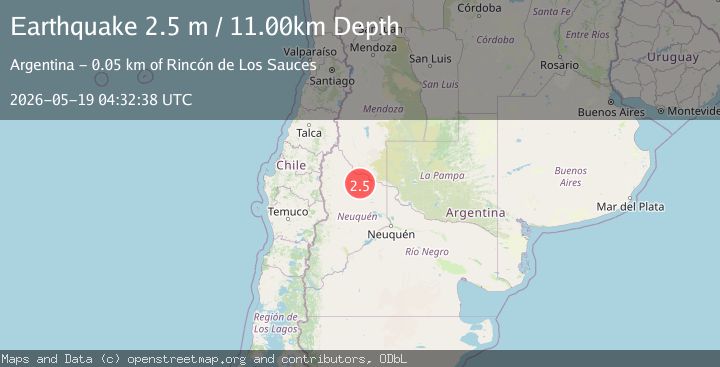 Map of NEUQUEN, ARGENTINA
