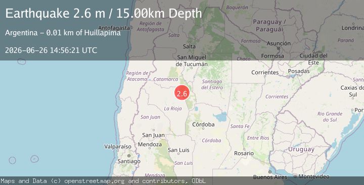 Map of CATAMARCA, ARGENTINA
