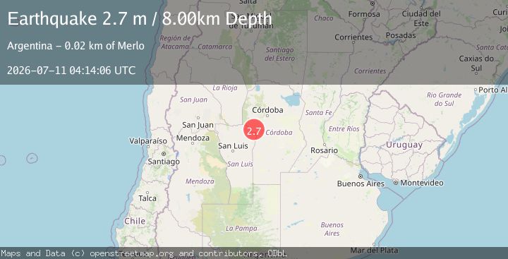 Map of CORDOBA, ARGENTINA