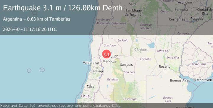 Map of SAN JUAN, ARGENTINA