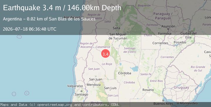Map of LA RIOJA, ARGENTINA