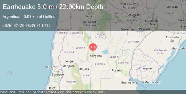 Map of CORDOBA, ARGENTINA