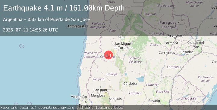 Map of CATAMARCA, ARGENTINA