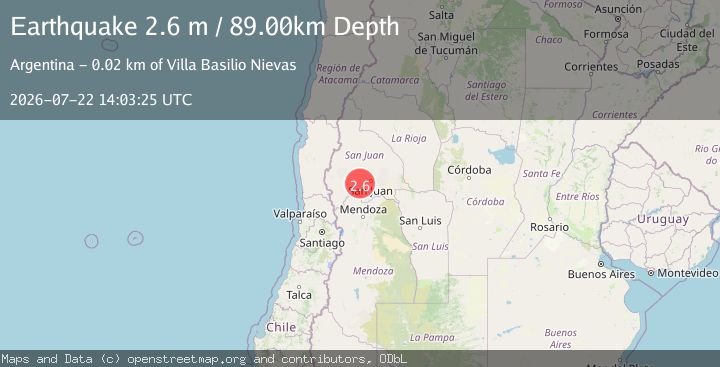 Map of SAN JUAN, ARGENTINA