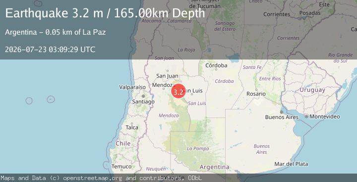 Map of MENDOZA, ARGENTINA