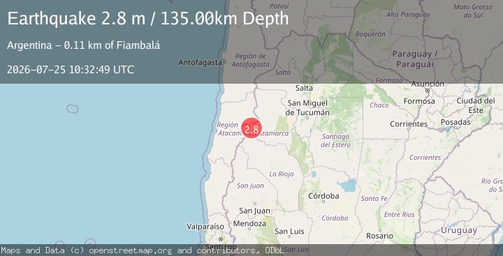 Map of CATAMARCA, ARGENTINA