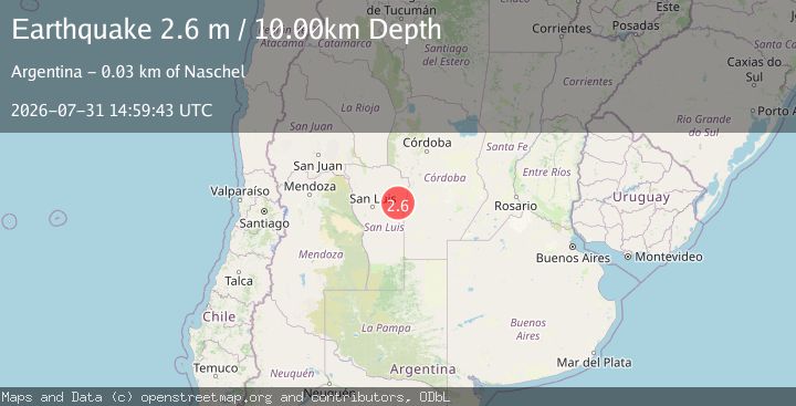 Map of SAN LUIS, ARGENTINA