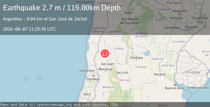 Map of SAN JUAN, ARGENTINA