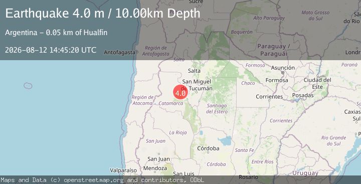 Map of CATAMARCA, ARGENTINA