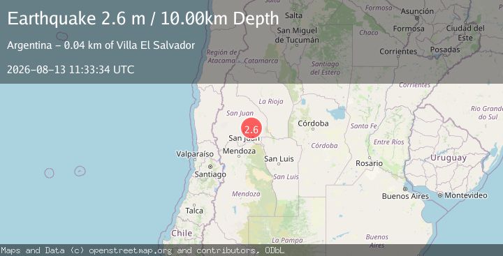 Map of SAN JUAN, ARGENTINA