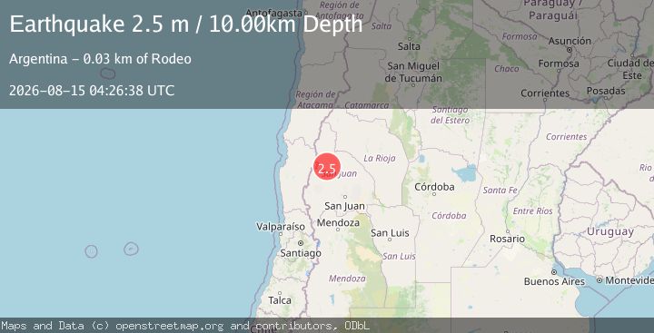 Map of SAN JUAN, ARGENTINA