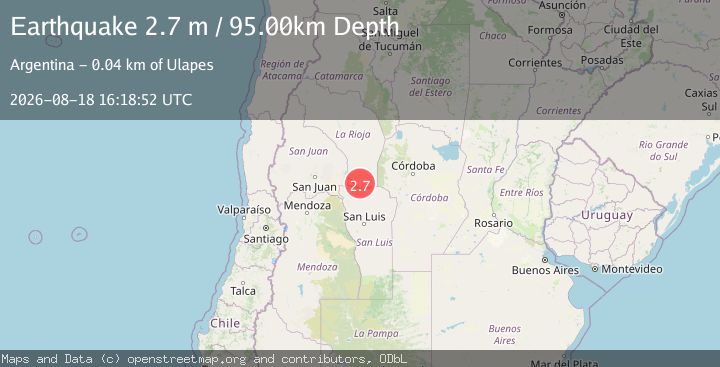 Map of LA RIOJA, ARGENTINA